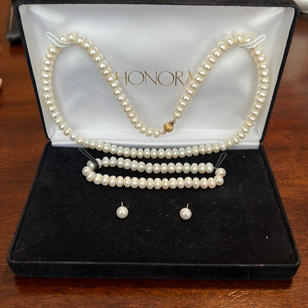 Honora Pearl 3 Piece Set